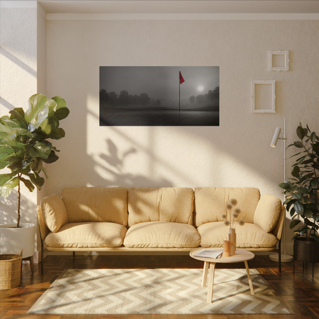 Flag on the Green - Executive Office Wall Art | Canvas (Panoramic)