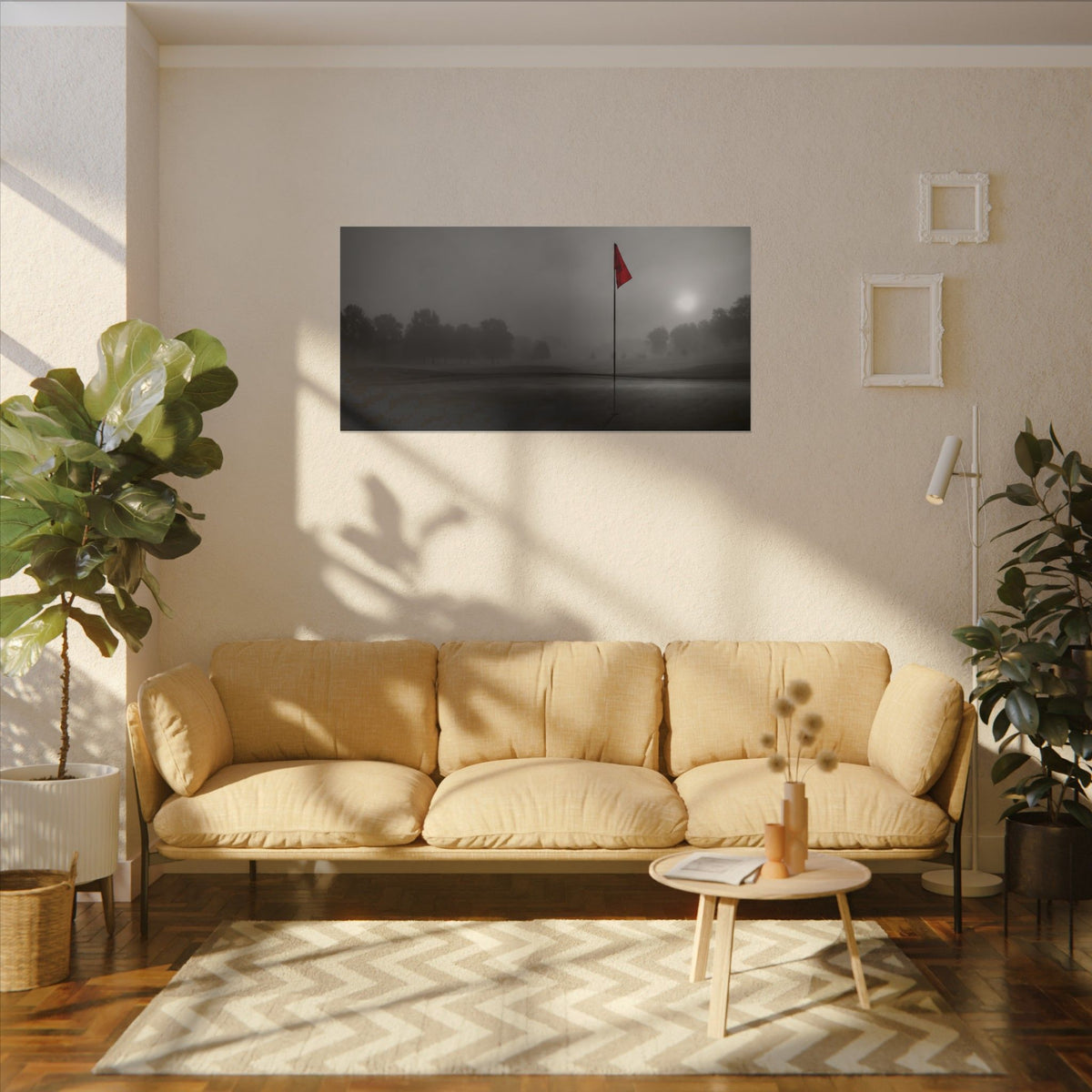 Flag on the Green - Executive Office Wall Art | Canvas (Panoramic)