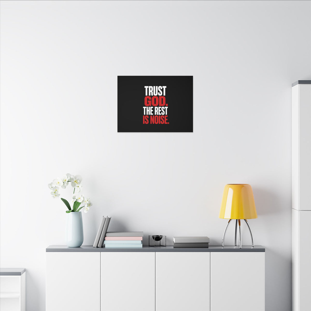 Trust God - Christian Wall Art | Canvas (Landscape)