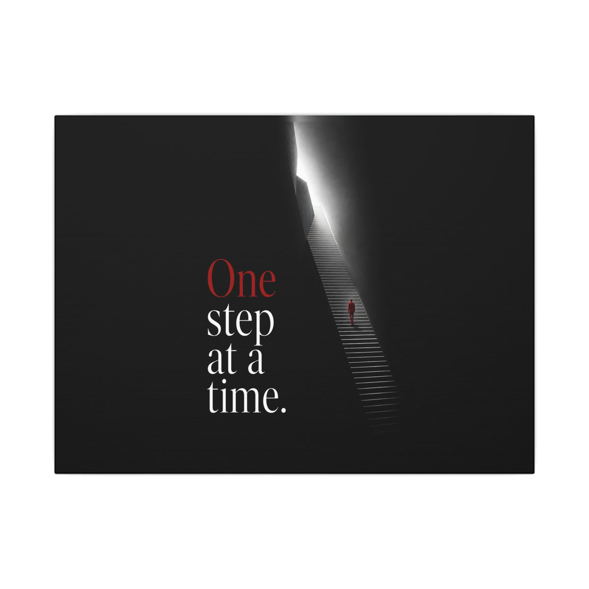 One Step at a Time - Office Wall Art | Canvas (Landscape)