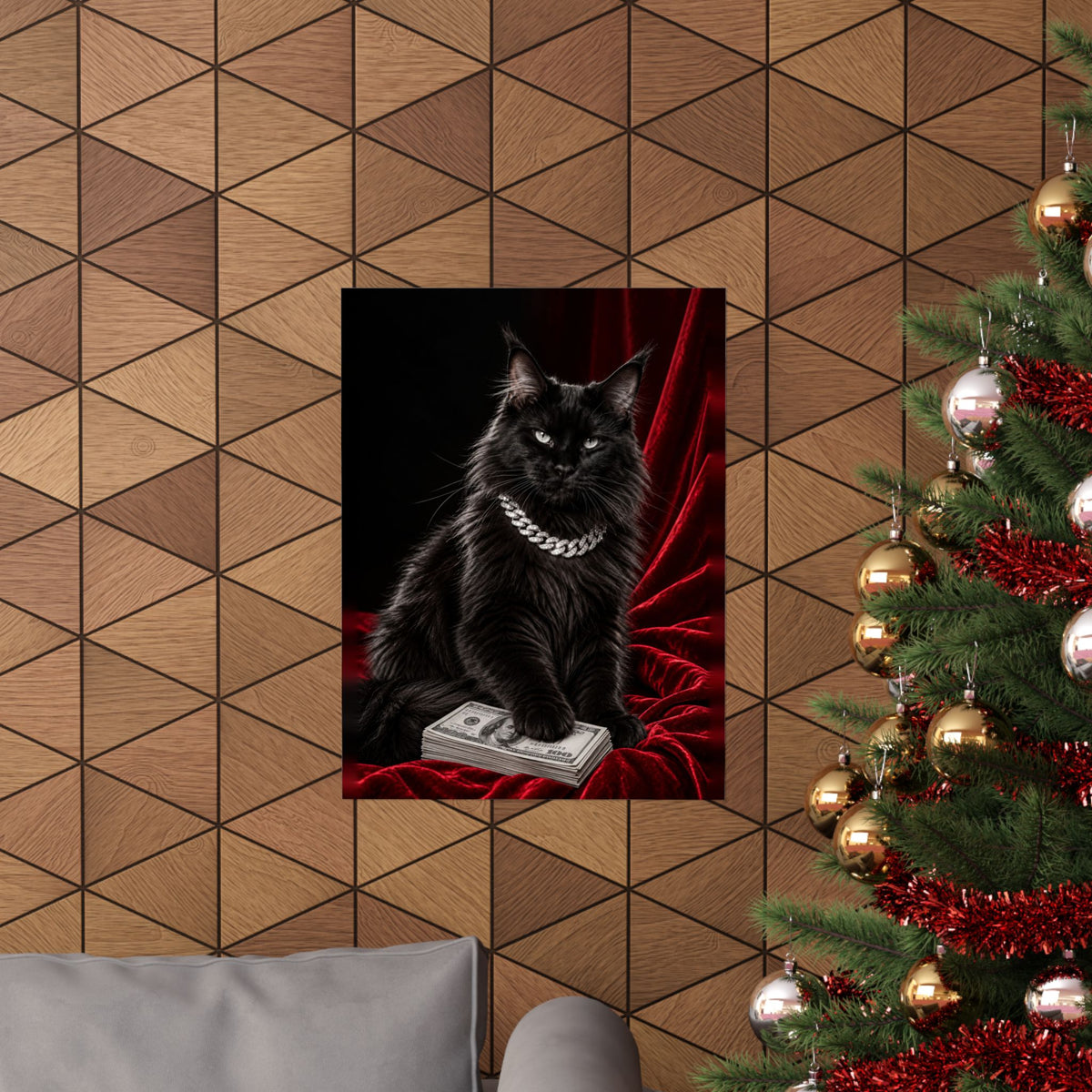 Cat Cash - Meme Wall Art | Matte Poster