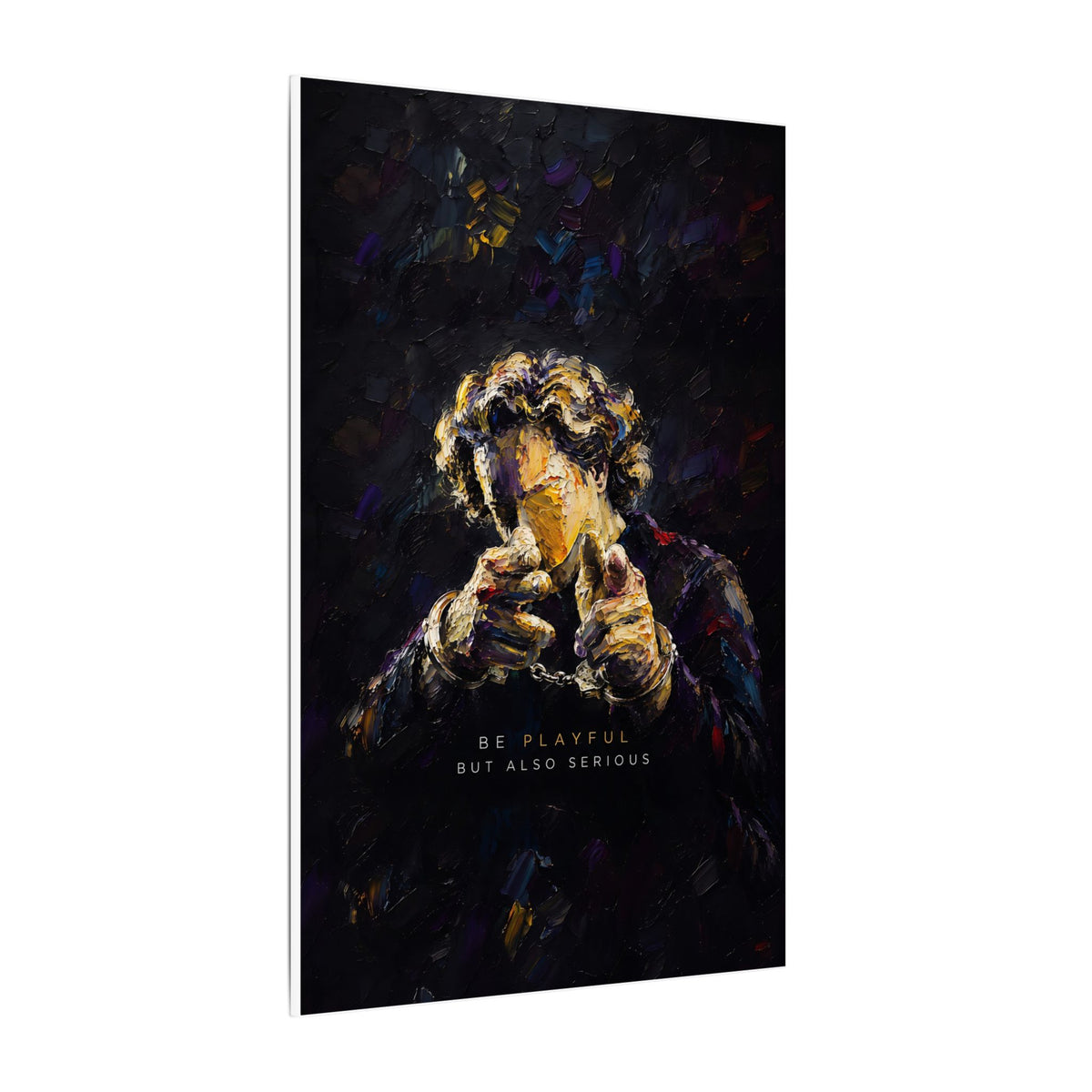 Be Playful But Also Serious - Office Wall Art | Canvas
