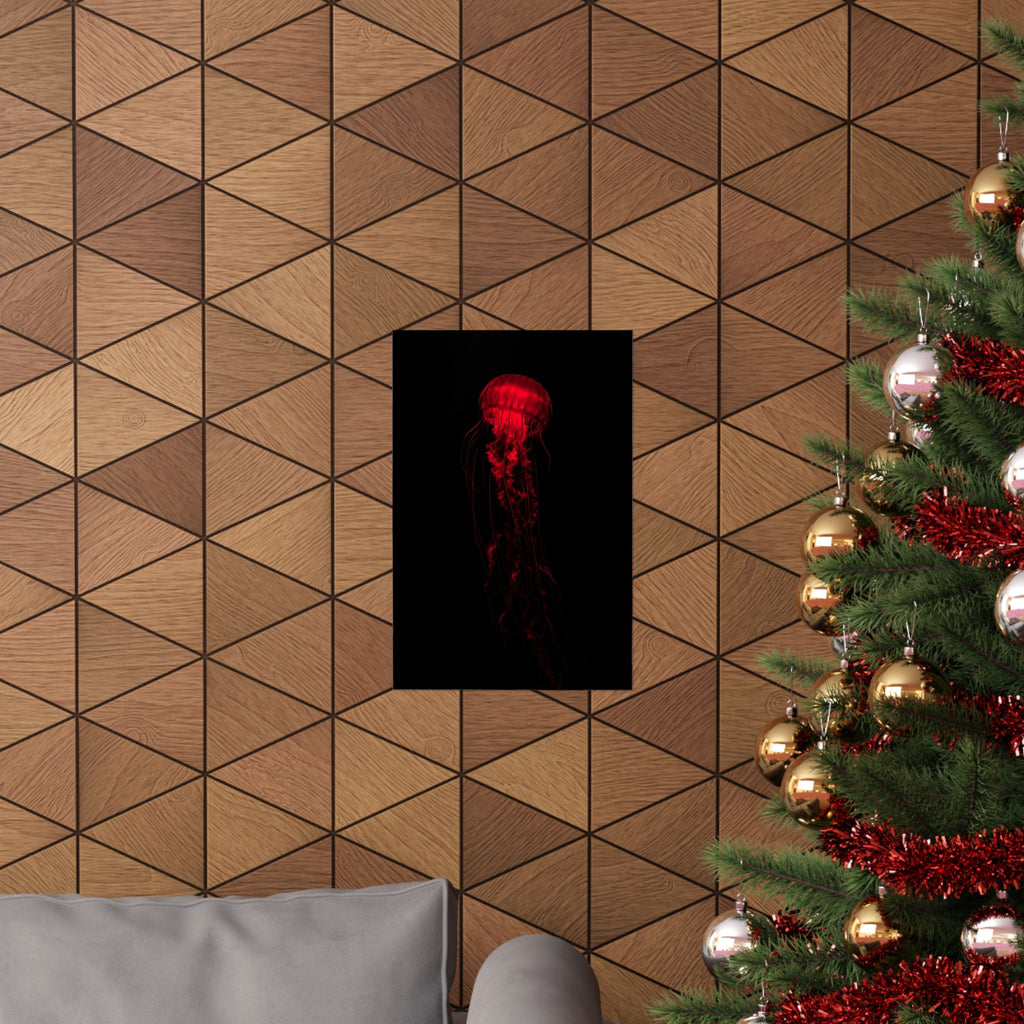 The Drifter - Red Wall Art Decor | Matte Poster