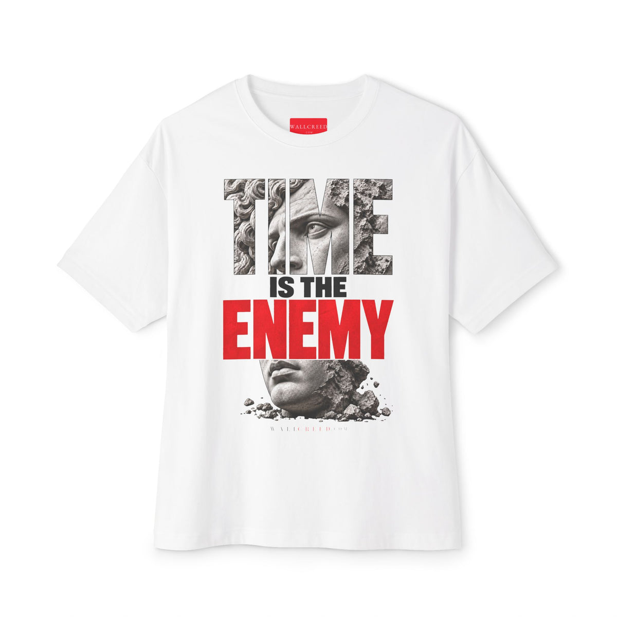 Time Is the Enemy | Heavyweight Tee (Front + Back)