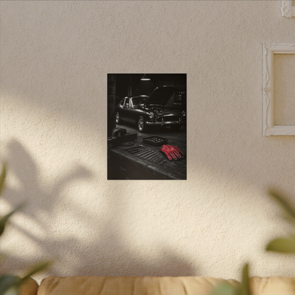Built, Not Bought - Garage Wall Art | Canvas