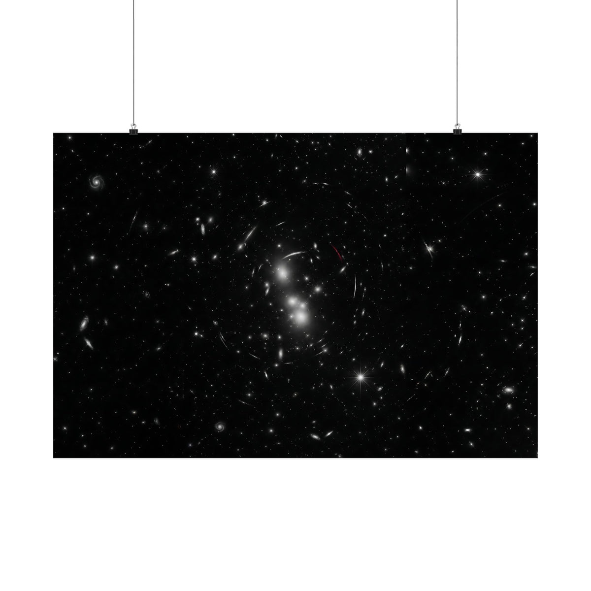 Three Worlds - Space Wall Art | Matte Poster (Landscape)