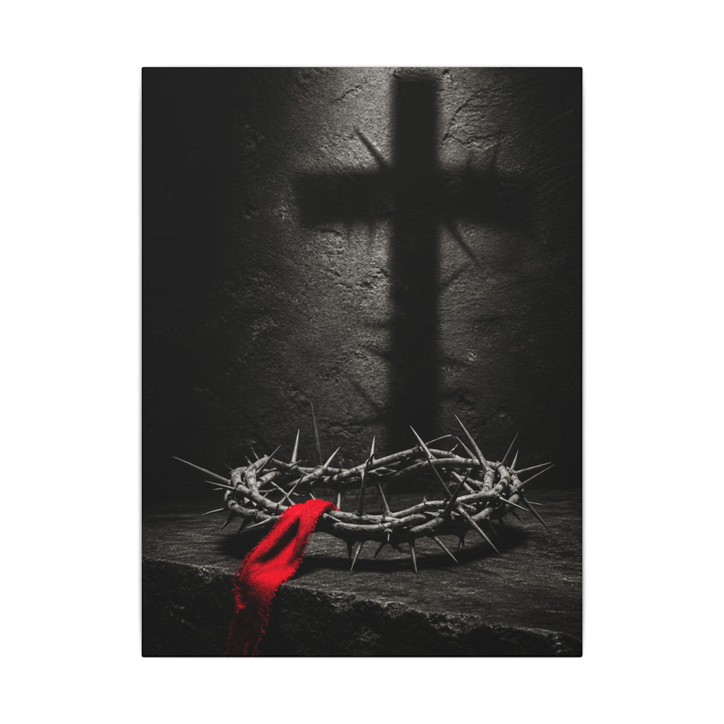 Crown and Shadow - Crown of Thorns Wall Art | Canvas