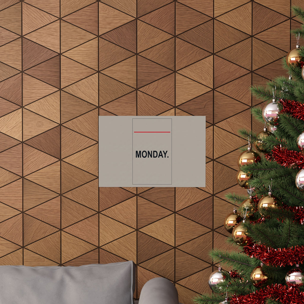 Monday - Office Wall Art | Matte Poster (Landscape)