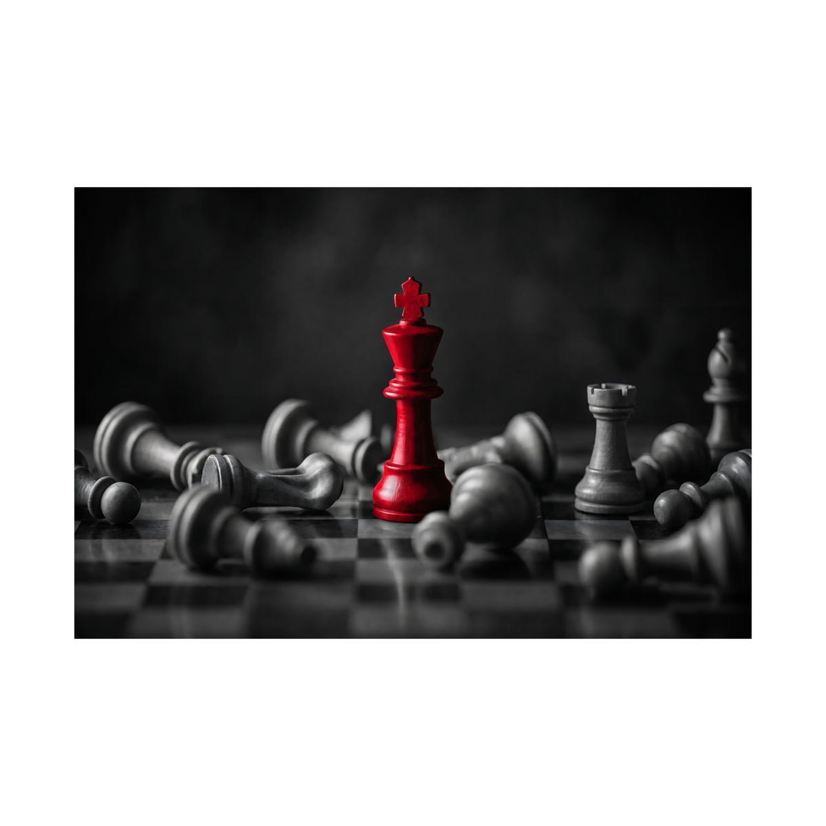Last King Standing - Executive Office Wall Art | Matte Poster (Landscape)