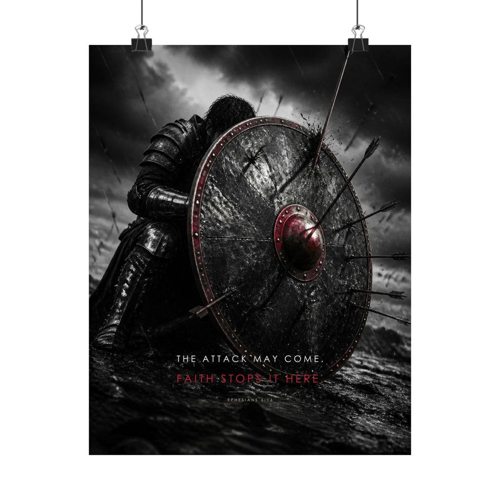 Shield of Faith - Armor of God Wall Art | Matte Poster