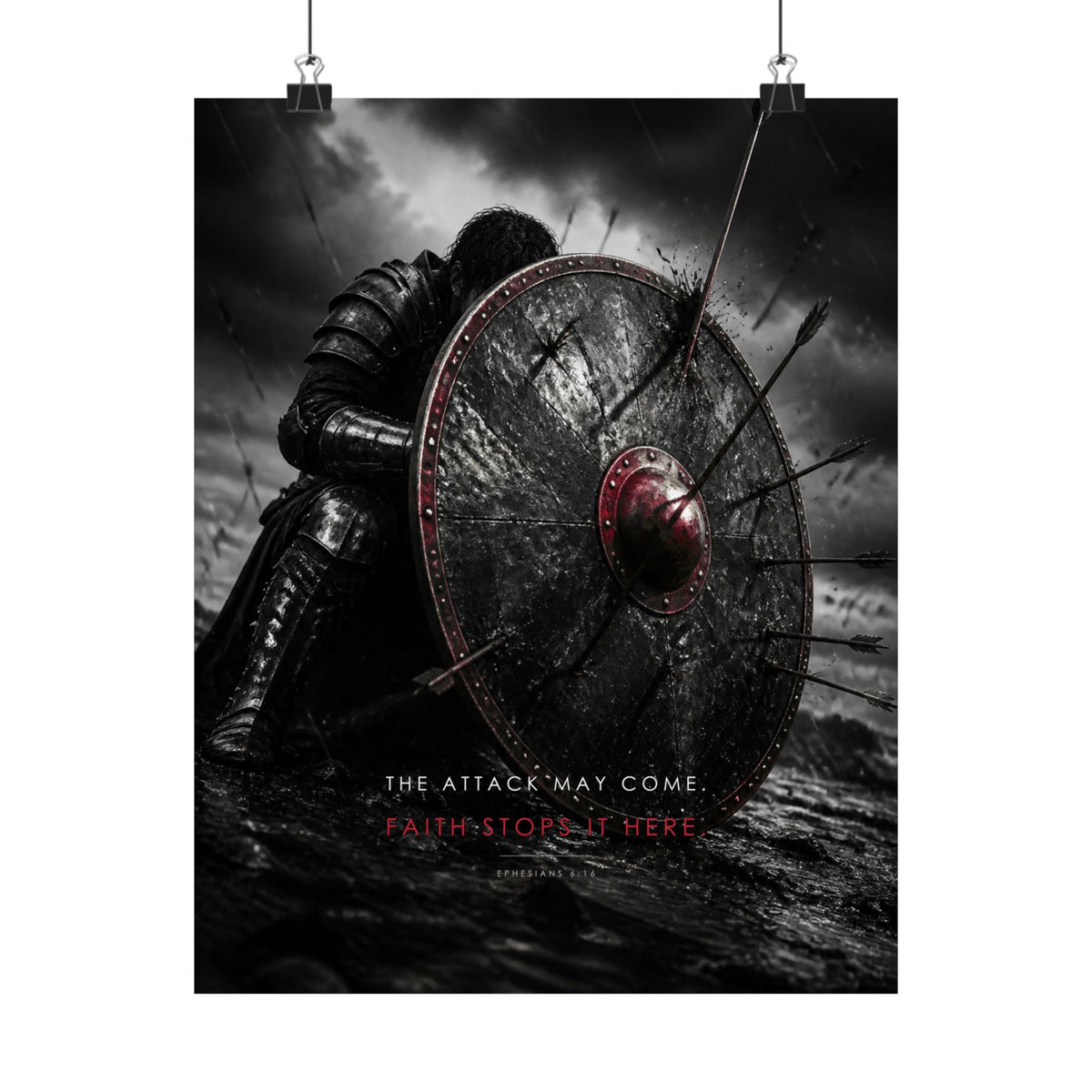 Shield of Faith - Armor of God Wall Art | Matte Poster
