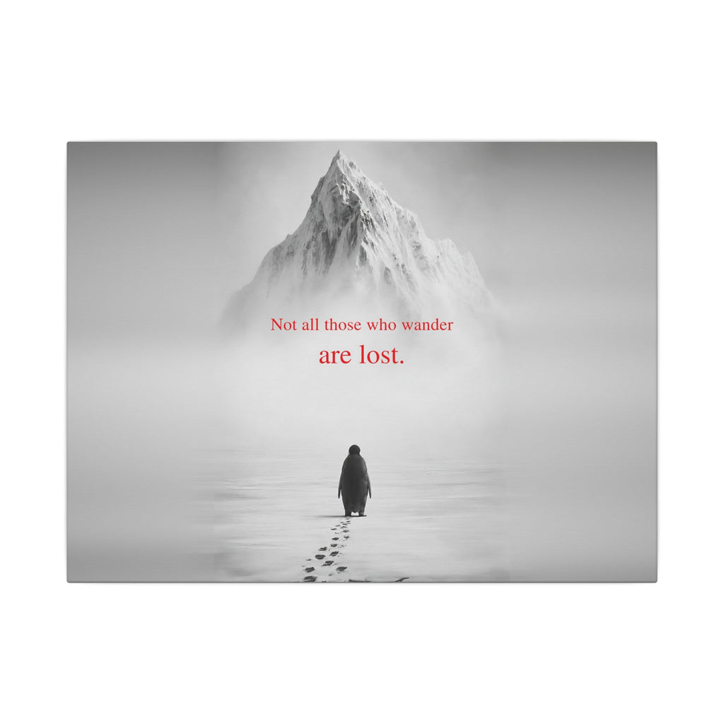 Not All Those Who Wander - Mountain Wall Art | Canvas (Landscape)