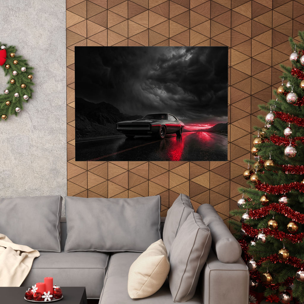Desert Muscle - Muscle Car Wall Art | Matte Poster (Landscape)