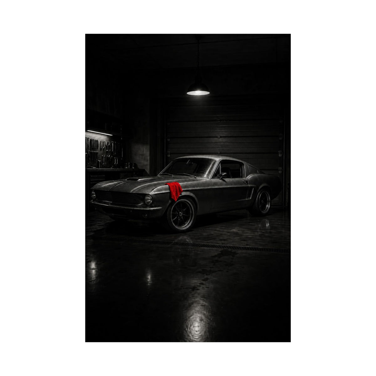 Private Sanctuary - Garage Wall Art | Matte Poster