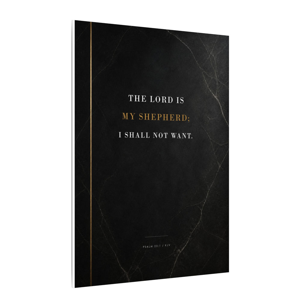 The Lord Is My Shepherd - Psalm 23 Scripture Wall Art | Canvas