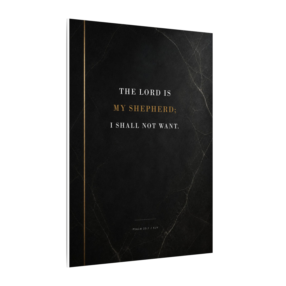 The Lord Is My Shepherd - Psalm 23 Scripture Wall Art | Canvas