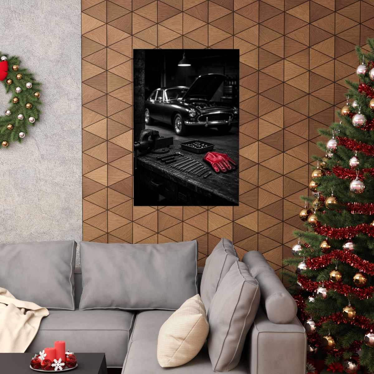 Built, Not Bought - Garage Wall Art | Matte Poster