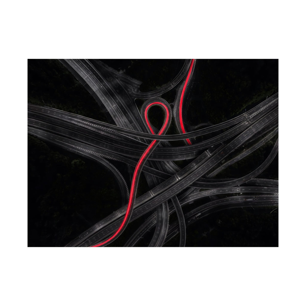 The Route - Car Wall Art | Matte Poster (Landscape)