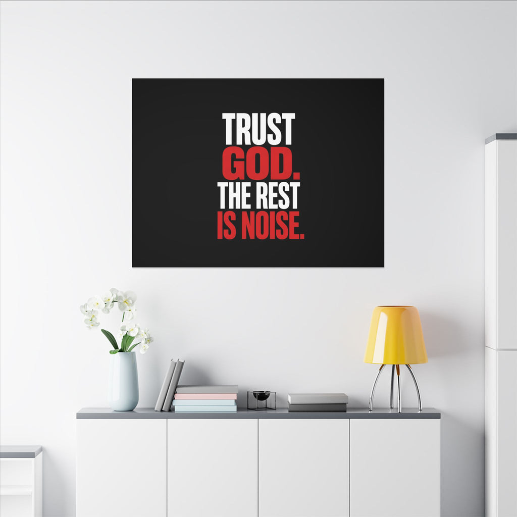 Trust God - Christian Wall Art | Canvas (Landscape)