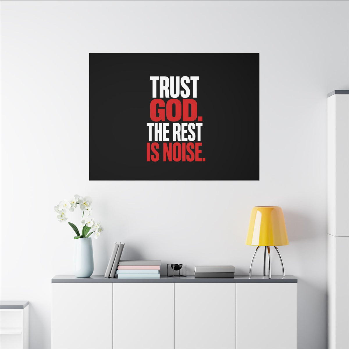 Trust God - Christian Wall Art | Canvas (Landscape)
