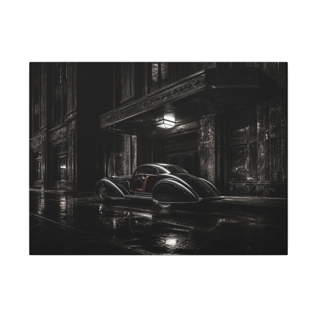 Art Deco Coupe - Art Deco Car Wall Art | Canvas (Landscape)