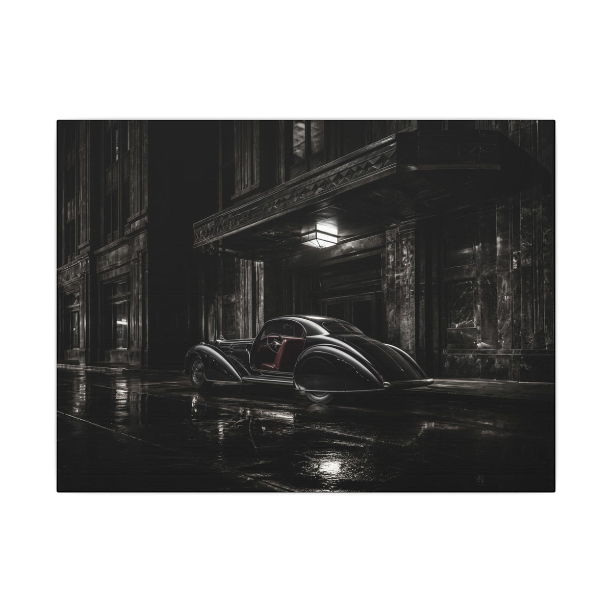 Art Deco Coupe - Art Deco Car Wall Art | Canvas (Landscape)