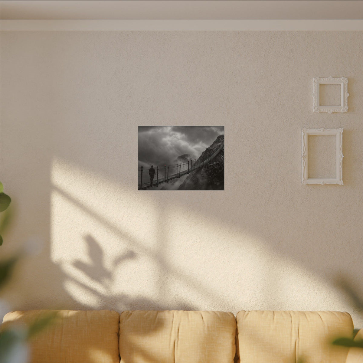 Cross What Scares You - Bedroom Art Prints | Canvas (Landscape)
