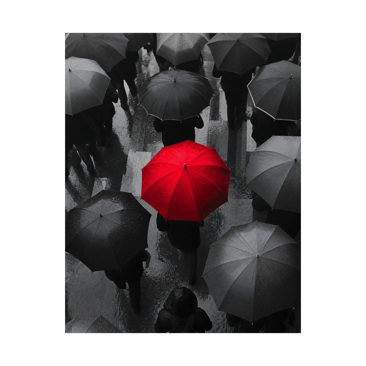 One in the Crowd - Office Wall Art | Matte Poster