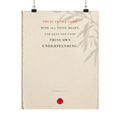 Trust in the Lord - Proverbs 3:5 Bible Verse Wall Art | Matte Poster