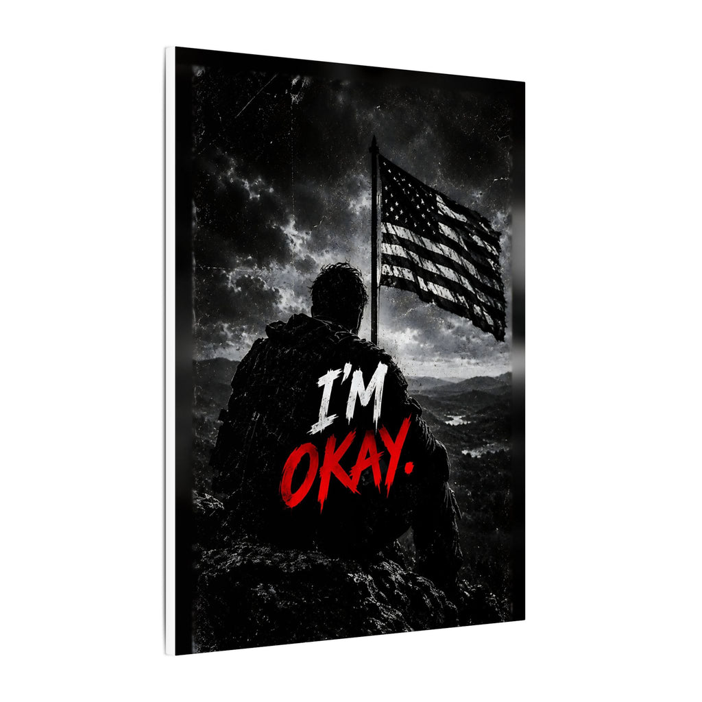 I'm Okay - Man Cave Wall Art | Canvas