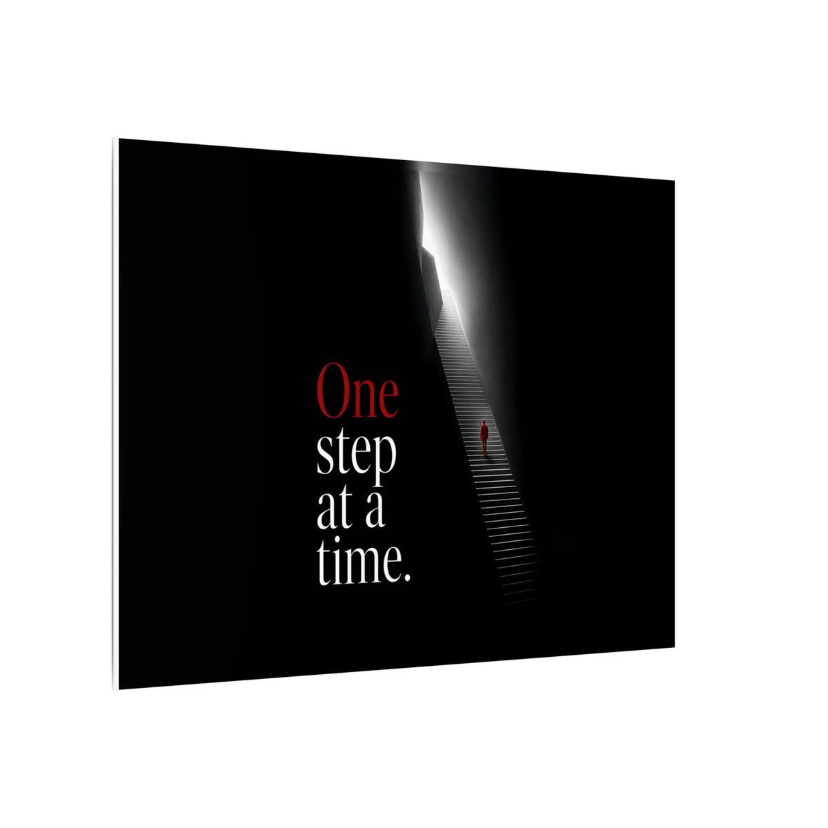 One Step at a Time - Office Wall Art | Canvas (Landscape)