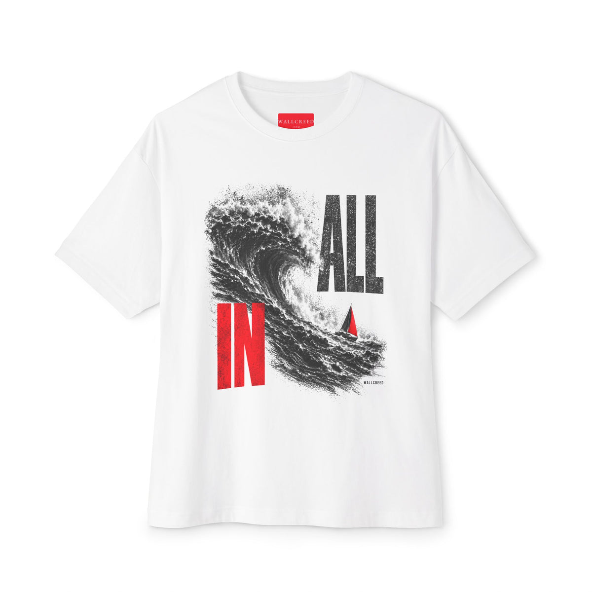 All In | Heavyweight Tee (Front + Back)