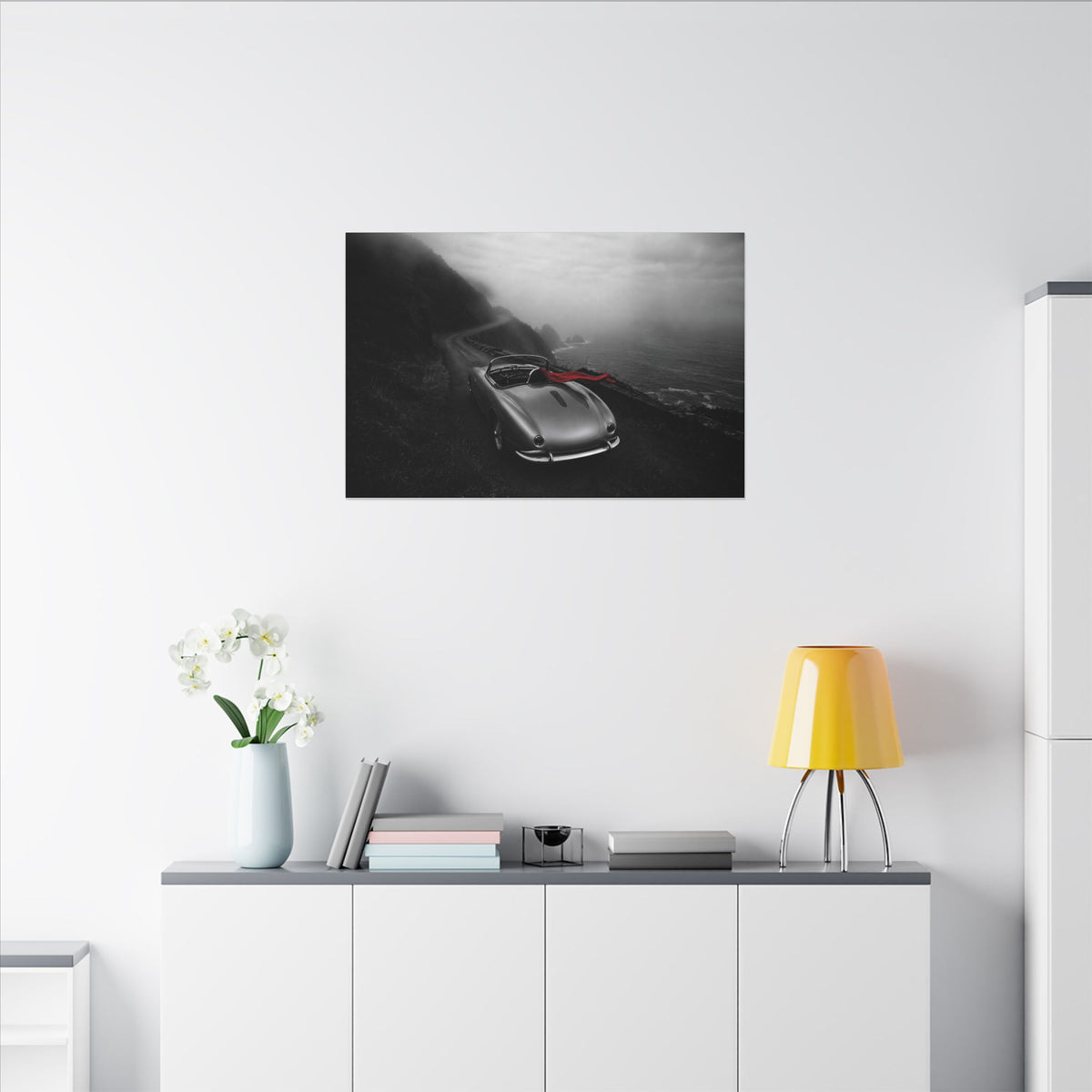 Coastal Roadster - Classic Car Wall Art | Canvas (Landscape)