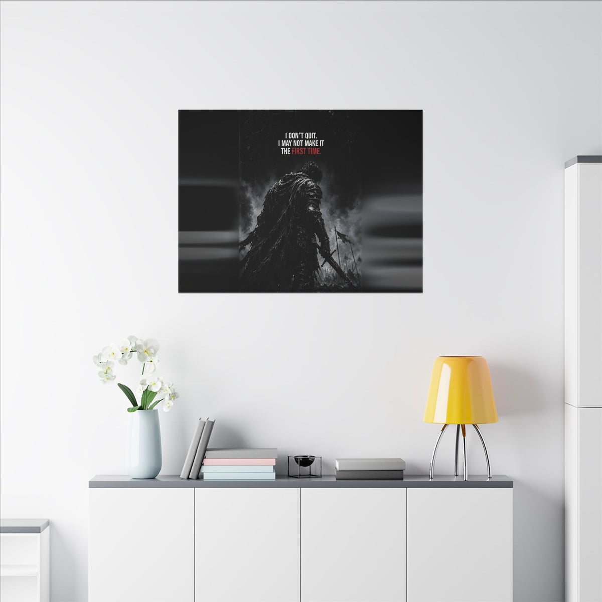 I Don't Quit - Motivational Wall Art | Canvas (Landscape)