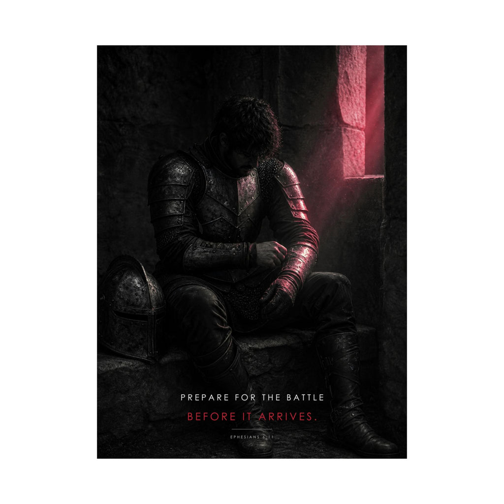 Before the Battle - Armor of God Wall Art | Matte Poster