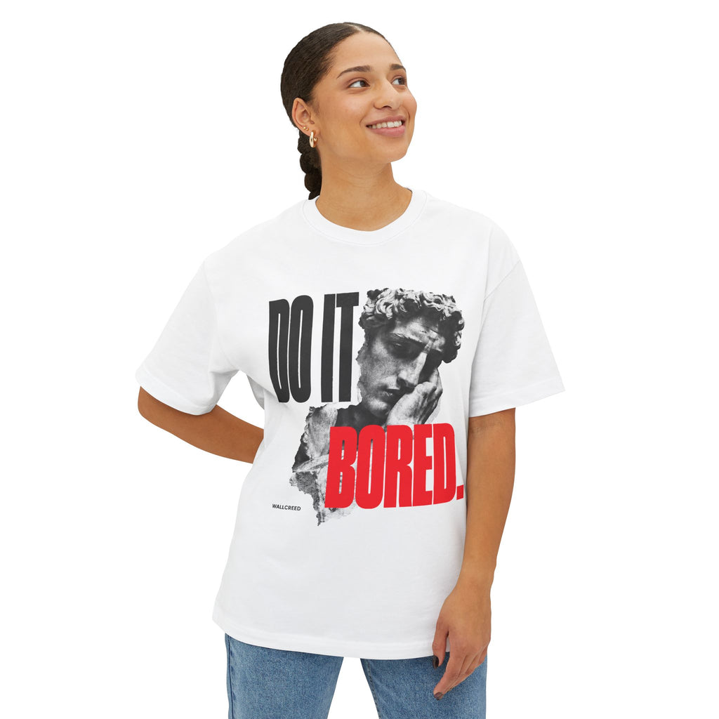 Bored Stiff | Heavyweight Tee (Front + Back)