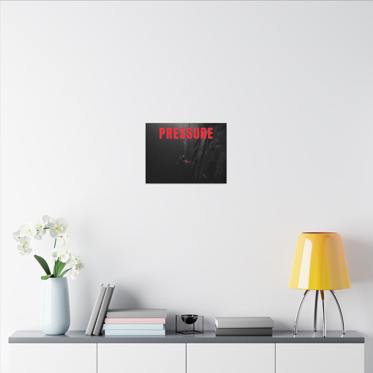 Control the Pressure - Gym Wall Art | Canvas (Landscape)