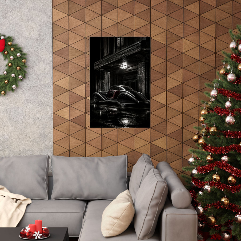 Art Deco Coupe - Art Deco Car Wall Art | Matte Poster