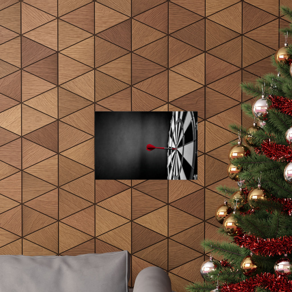 Dead Center - Mens Office Art | Matte Poster (Landscape)