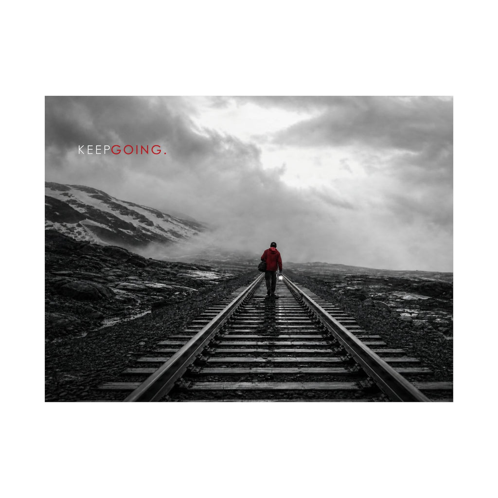 Keep Going - Motivational Posters | Matte Poster (Landscape)