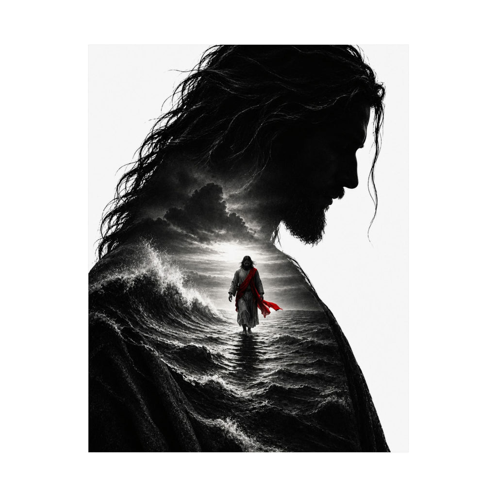 Walk on Water - Christian Wall Art | Matte Poster