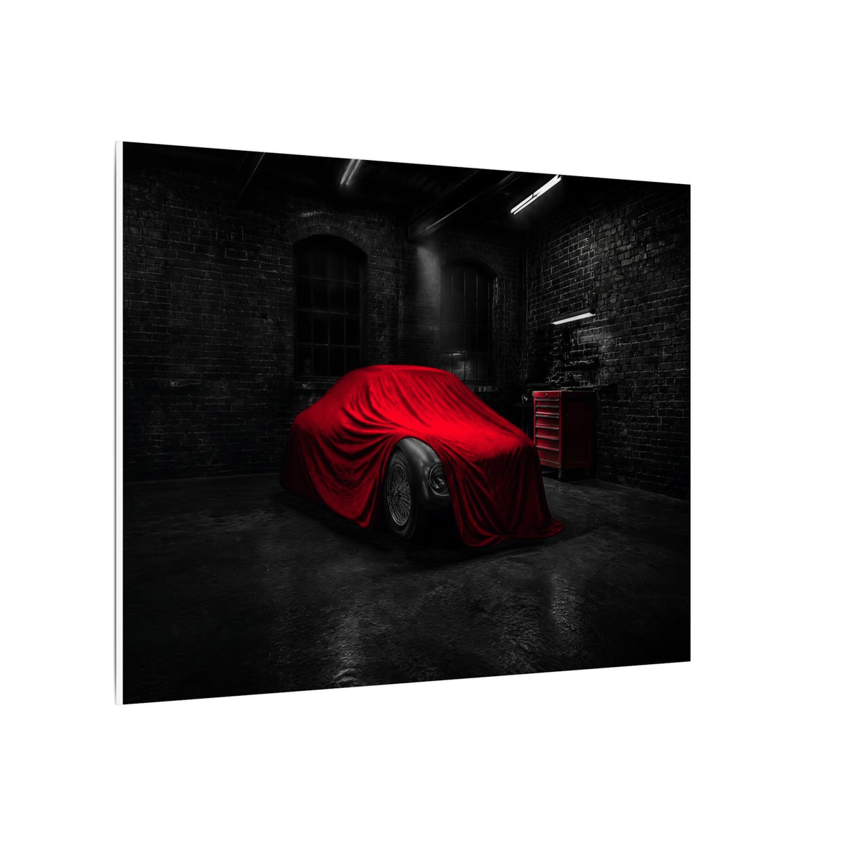 The Project - Car Cover Wall Art | Canvas (Landscape)