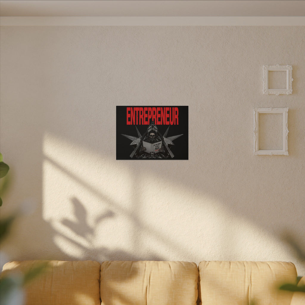 Entrepreneur - Skeleton Wall Art | Canvas (Landscape)