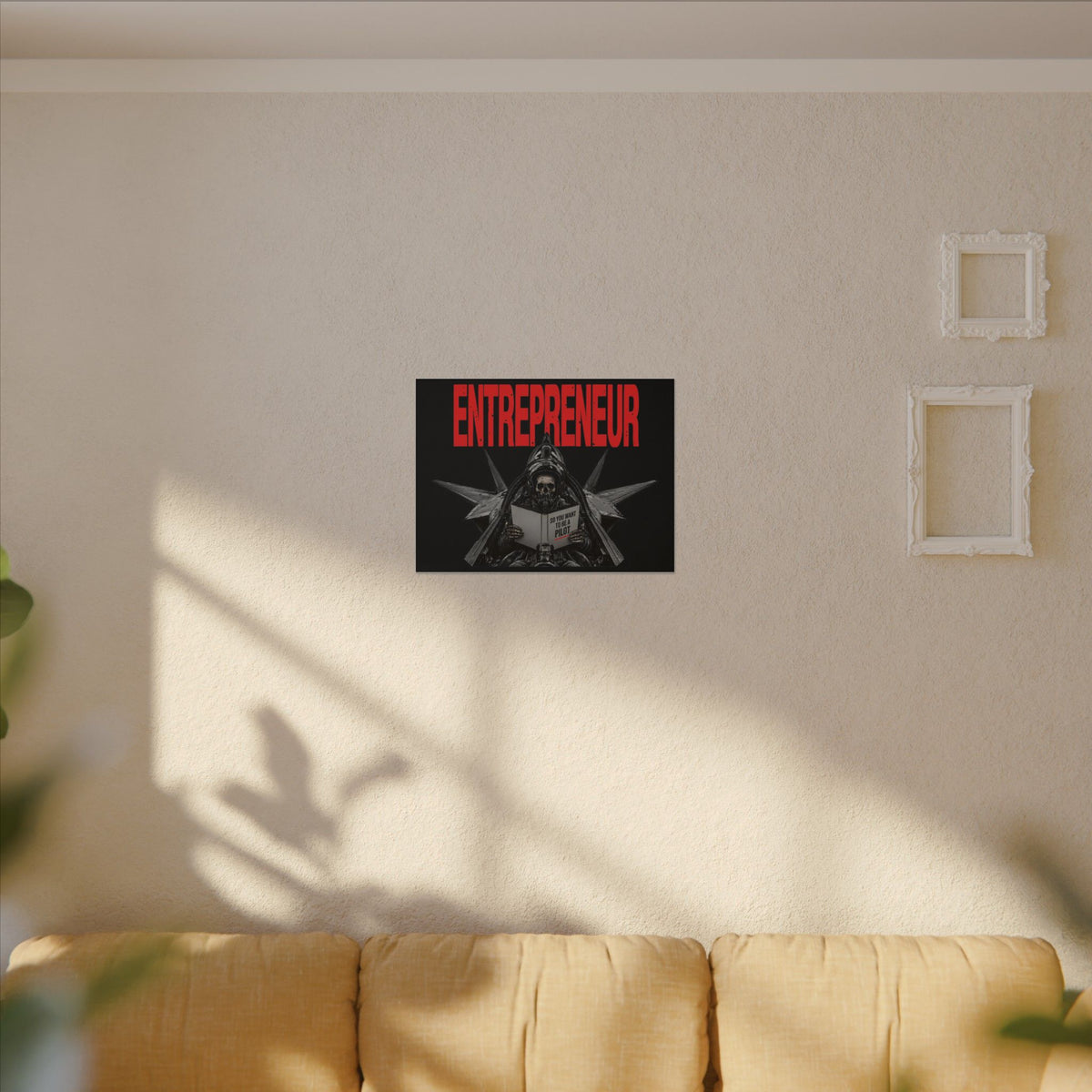 Entrepreneur - Skeleton Wall Art | Canvas (Landscape)