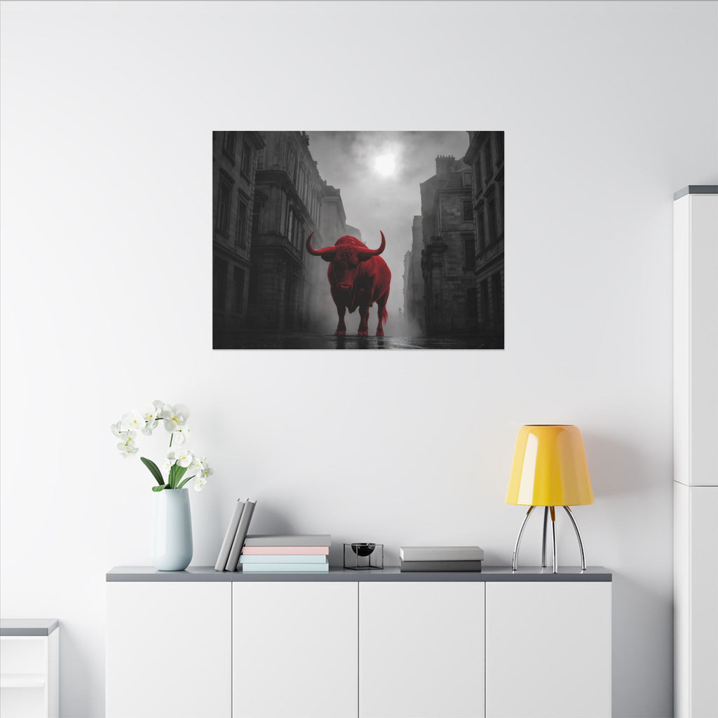 The Bull - Business Wall Art | Canvas (Landscape)