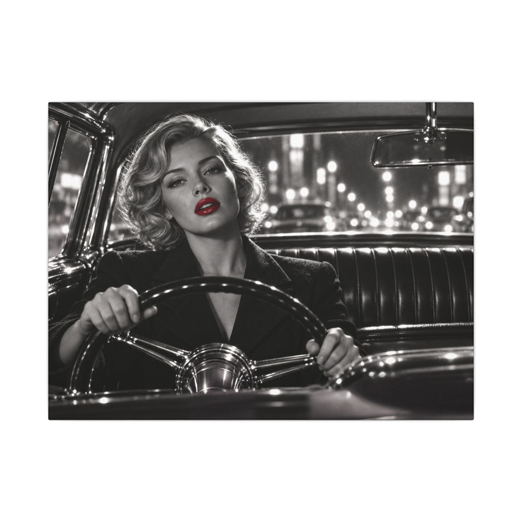 Night Drive - Bedroom Wall Art | Canvas (Landscape)