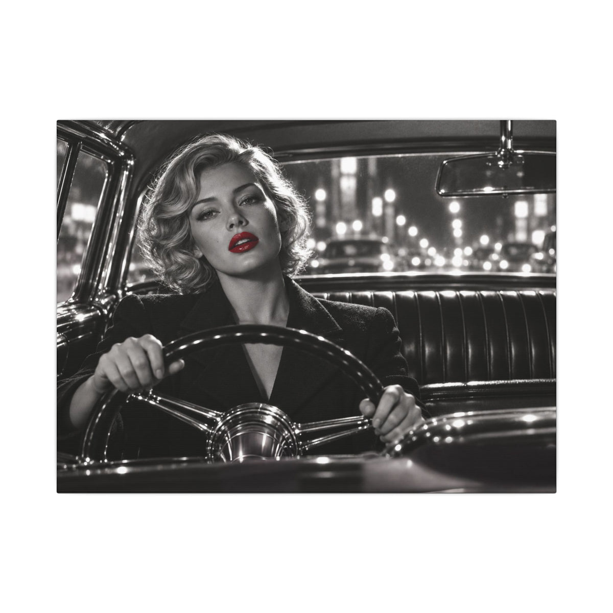 Night Drive - Bedroom Wall Art | Canvas (Landscape)