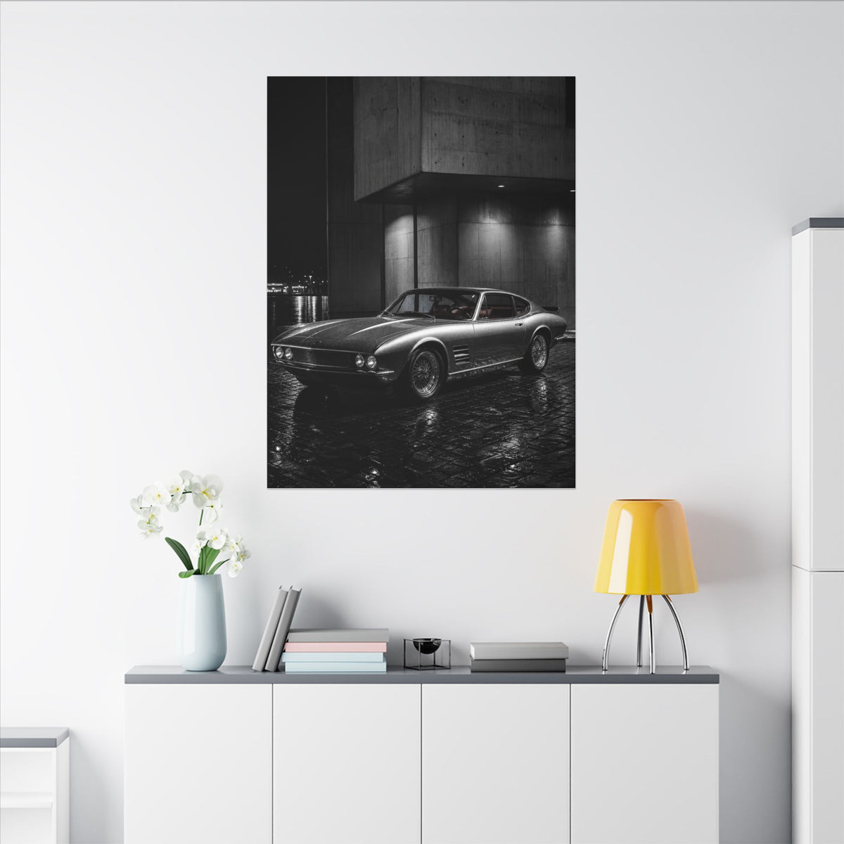 Midnight Grand Tourer - Vintage Car Wall Art | Canvas