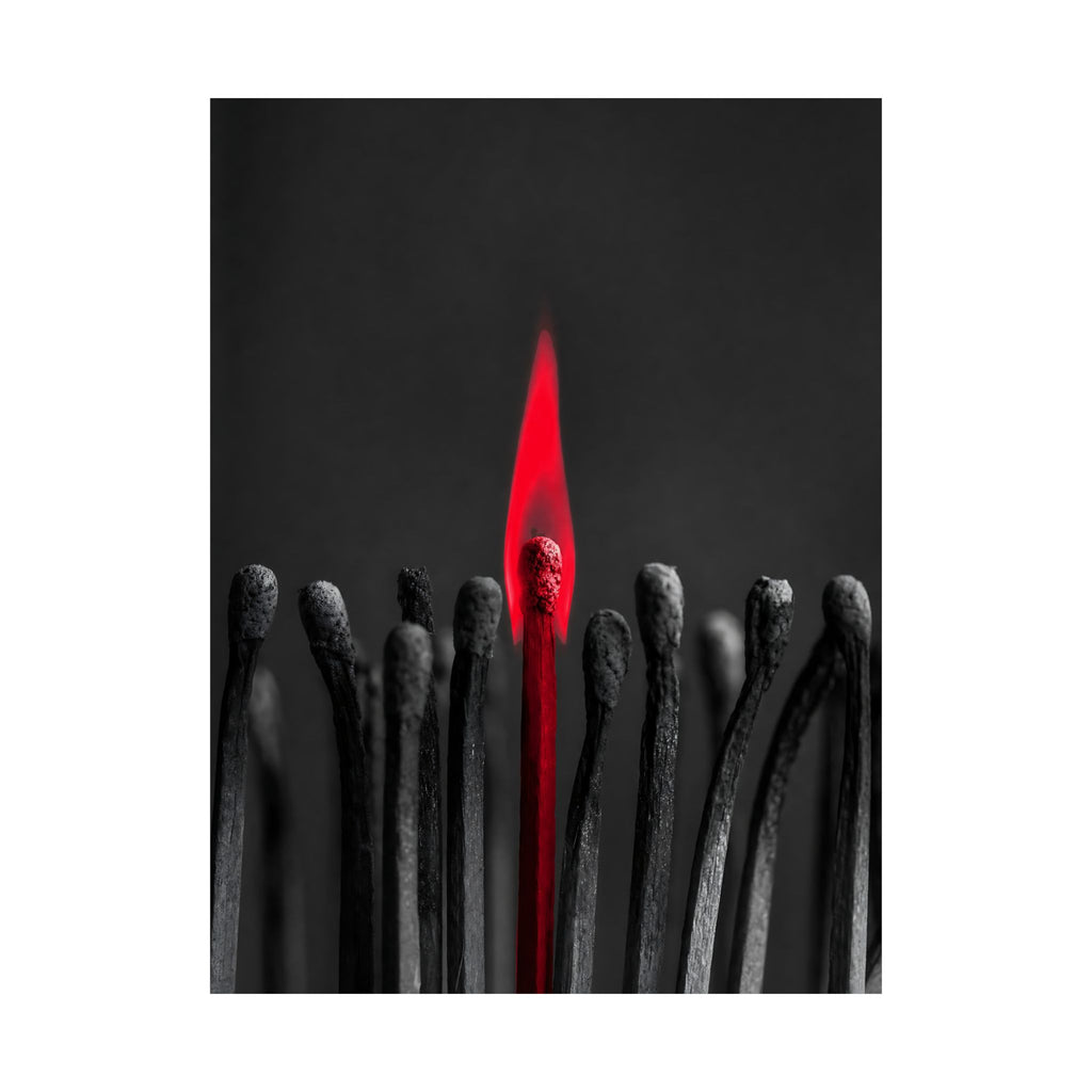 The One Still Burning - Office Wall Art For Men | Matte Poster