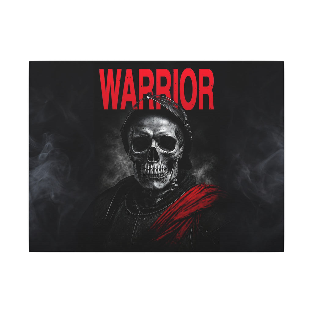 Warrior - Skull Painting | Canvas (Landscape)